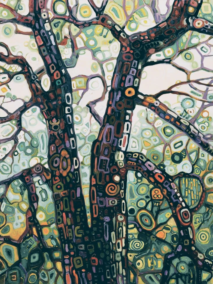 Arte de Árboles y Zentangle